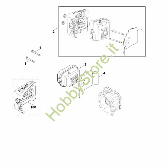 Picture of F - Scarico XT-675 (XT675-2019)